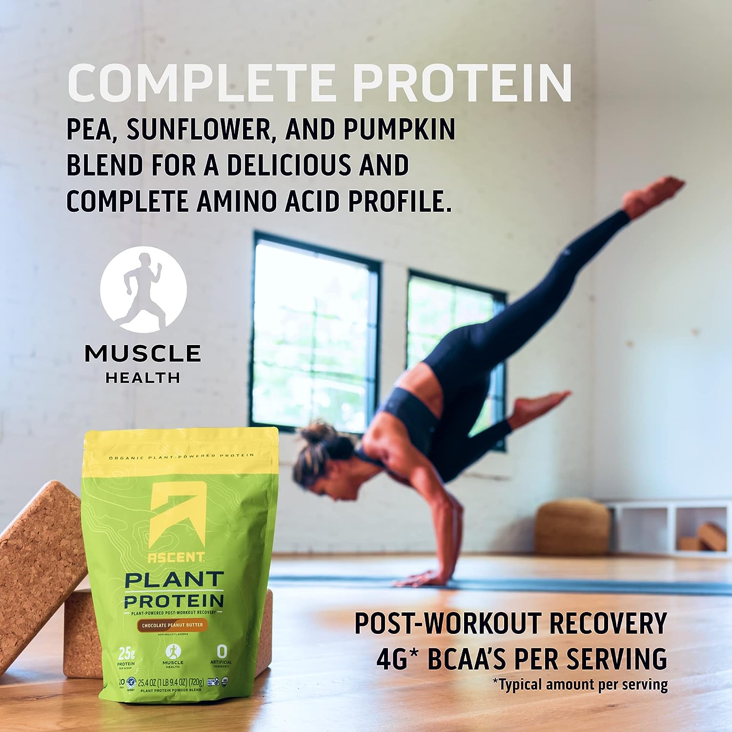 Ascent Vegan Plant Protein - 2lbs