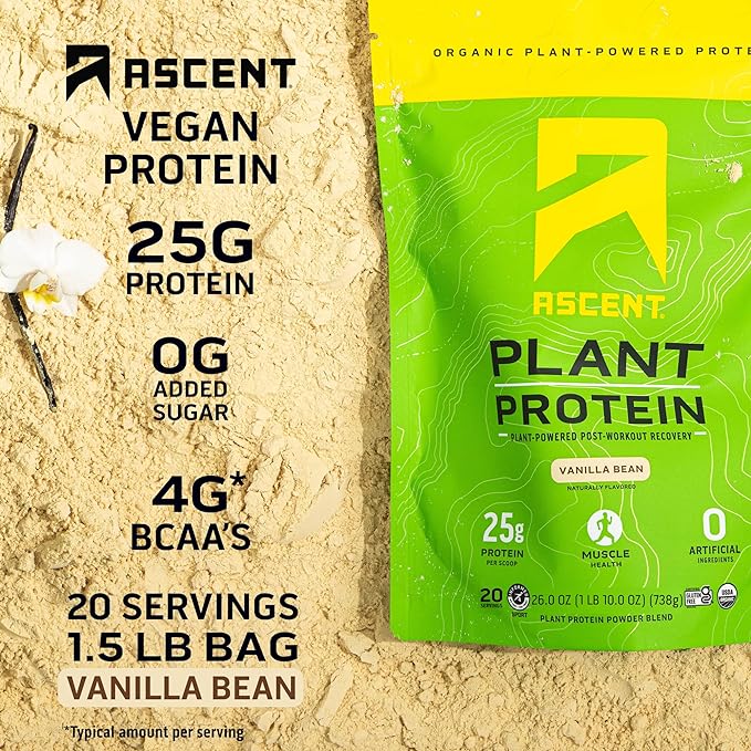 Ascent Vegan Plant Protein - 2lbs