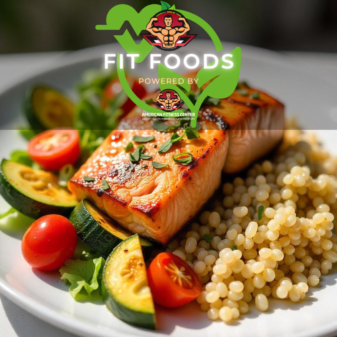 Grilled Salmon and Veggie Bowl
