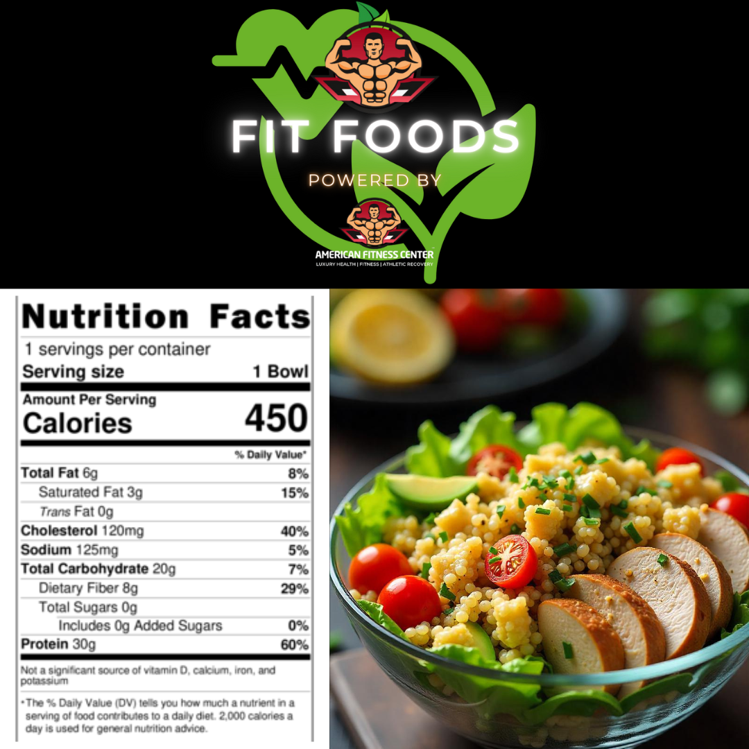Grilled Turkey & Quinoa Avocado Bowl