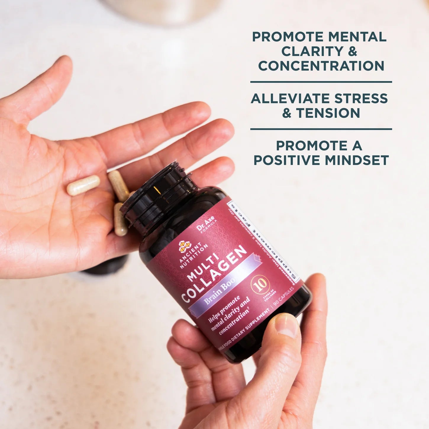 Ancient Nutrition - Multi Collagen Brain Boost