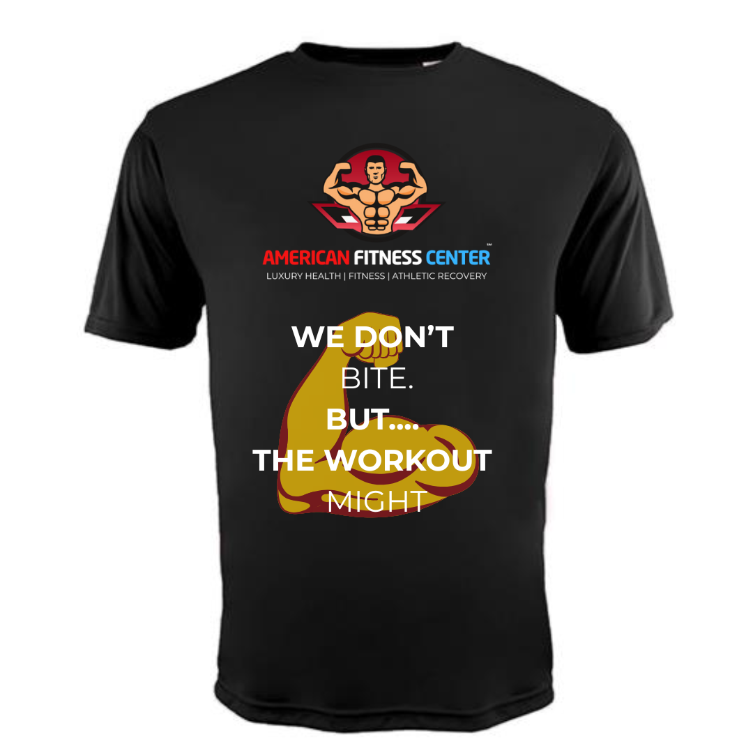 Men's "Workout Might Bite" Tee