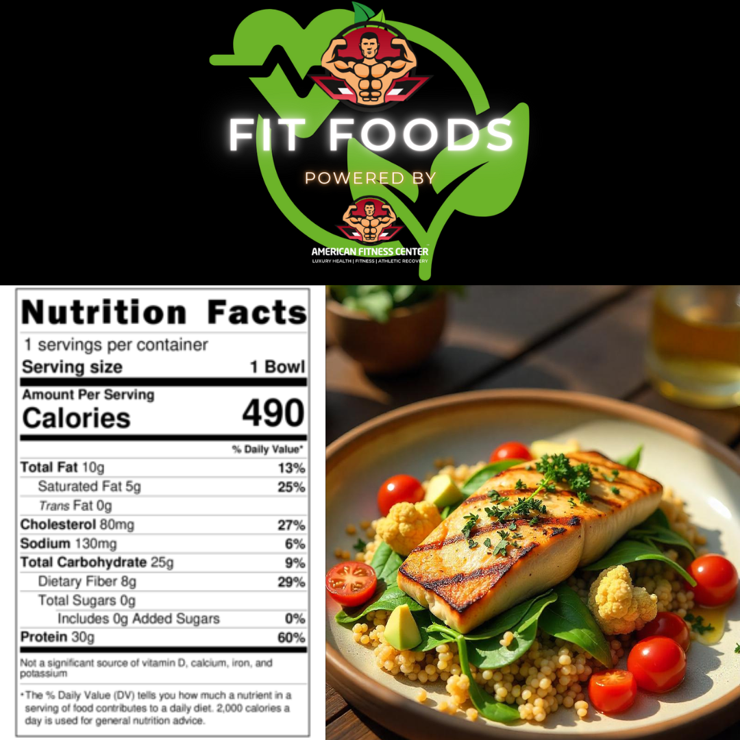 Trout & Quinoa Power Bowl