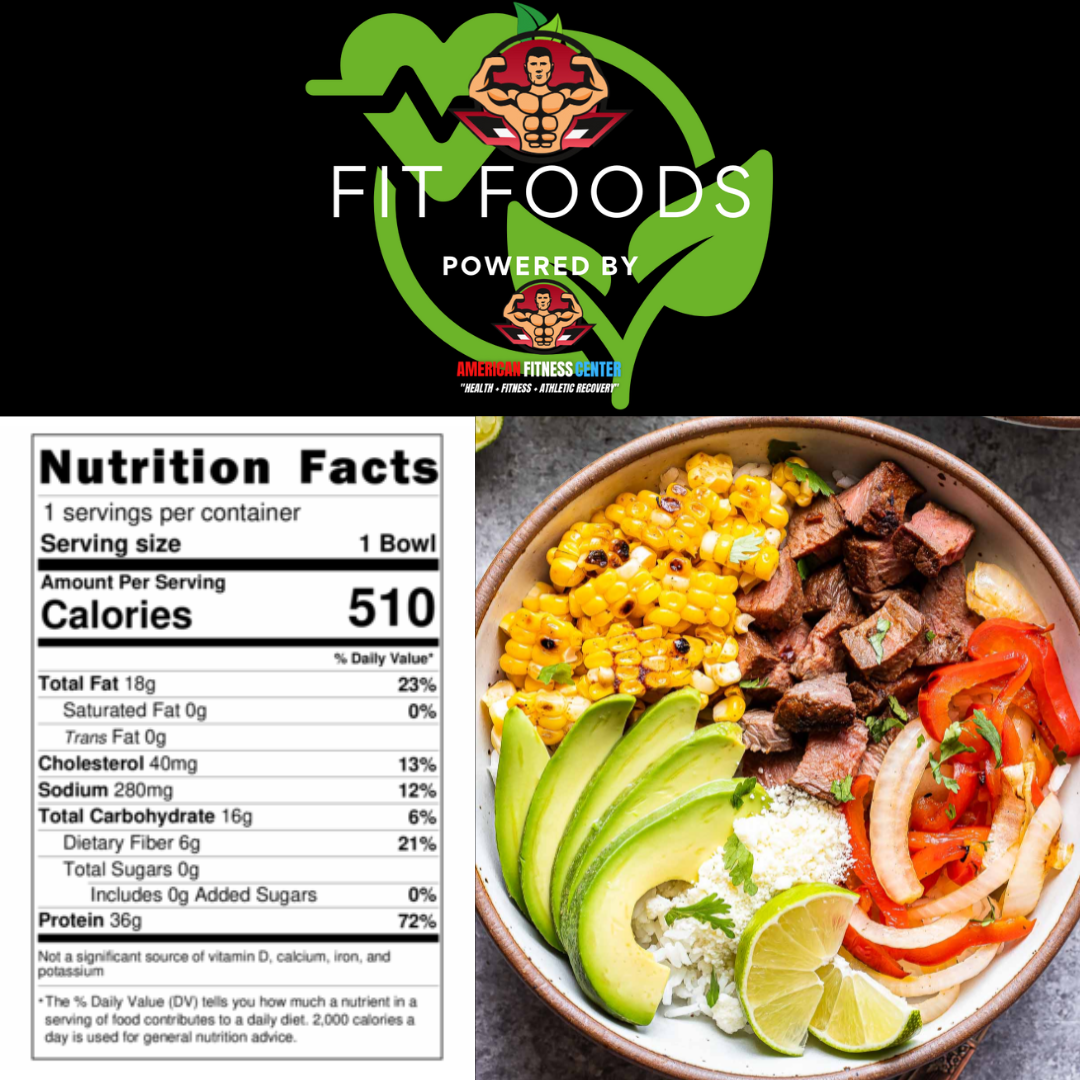 Grilled Steak and Quinoa Bowl - The Health Bar Powered By American Fitness Center