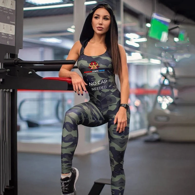 Women's Attitude Era Camo Jumpsuit